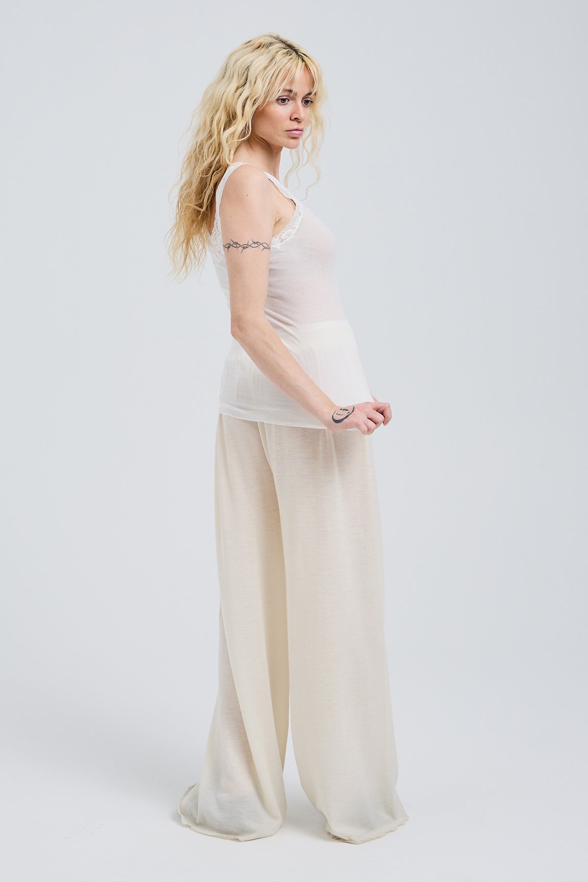 Tank Top Lacey - off-white