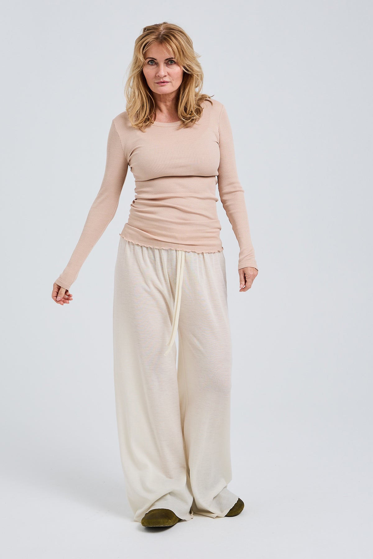 Blouse Silky Fiore - rosie beige