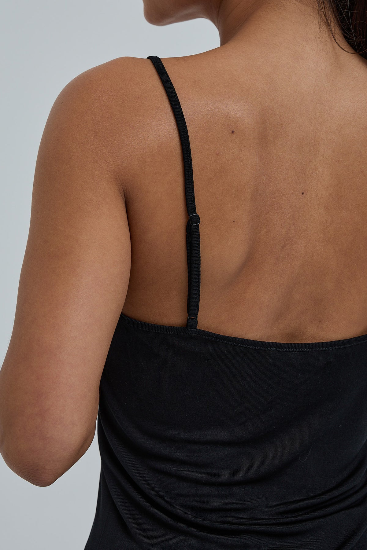 Cami Top Lace Silk - black