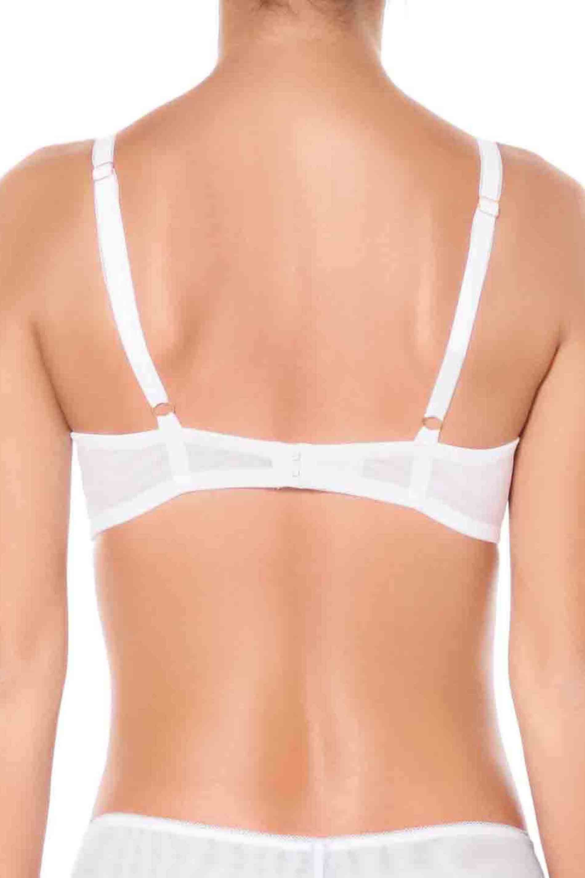 Sweet Modal Underwire - floral white / back