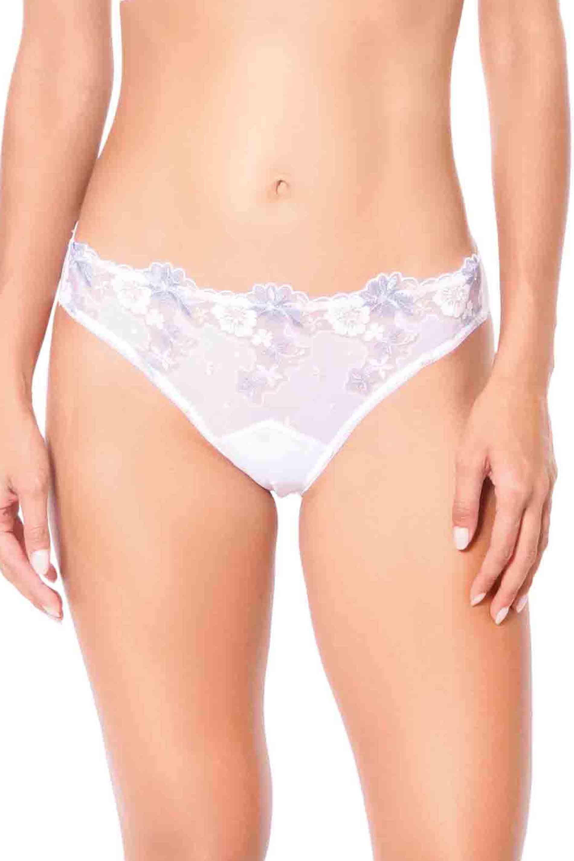Sweet Modal Bikini - floral white / front