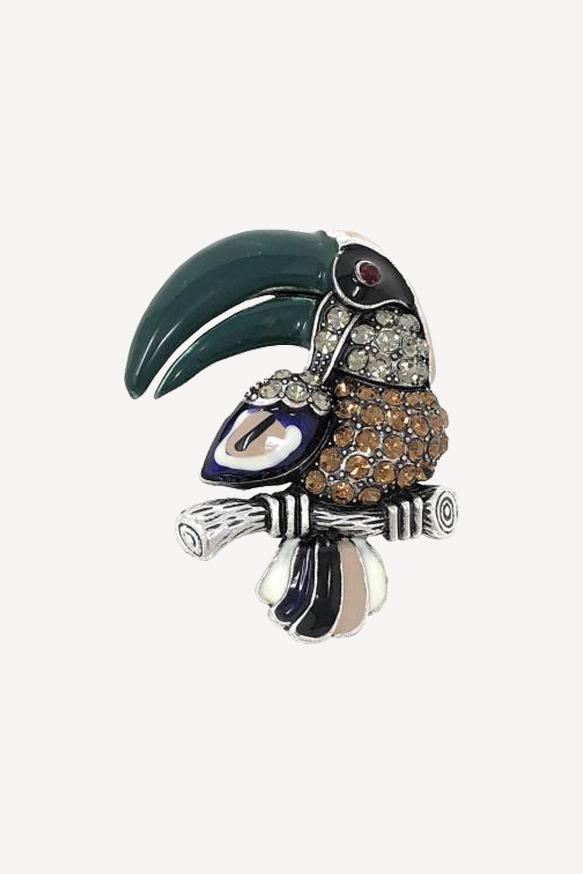 Brosche Tucan - multicolor
