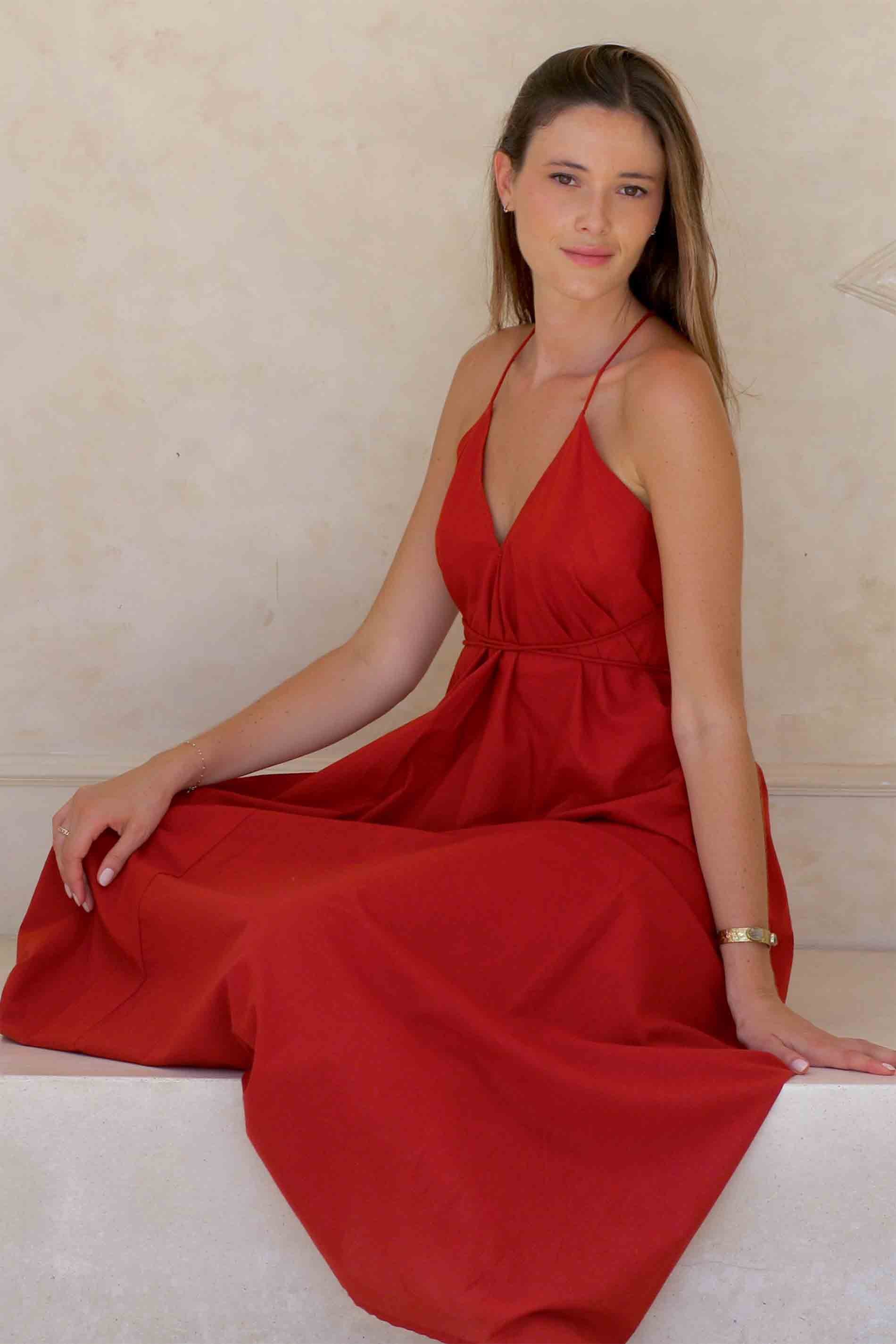 Maxijurk Victoria - cranberry